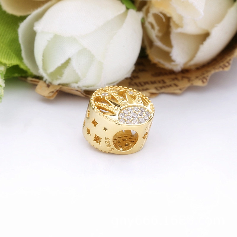 (Bild für) PANDORA Shine Sun Openwork-Charm - 768778C01 - Ansicht 3