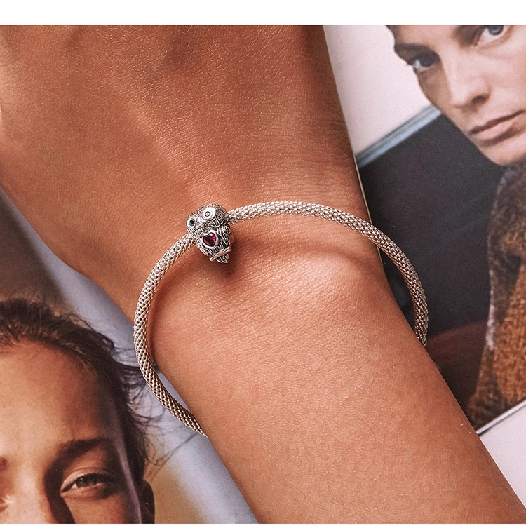 (Bild für) Niedlicher Eulen-Charm im Pandora-Stil - SCC2253 - Ansicht 9
