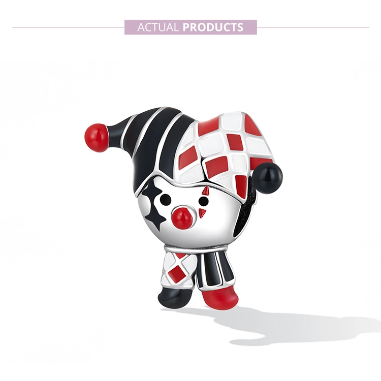 (Bild für) Poker-Clown-Charm im Pandora-Stil - SCC2237 - Ansicht 7