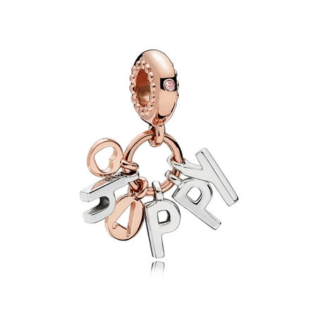 (Bild für) Charm-Anhänger „Be Happy“, PANDORA Rose - 787017NPO