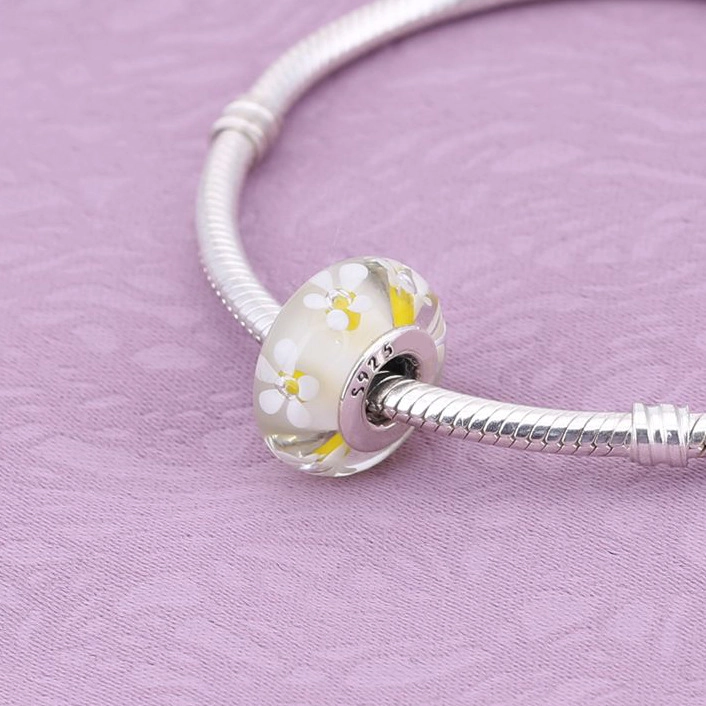 (Bild für) PANDORA Wild Flower Tribute Murano-Perle - 791636 - Ansicht 4