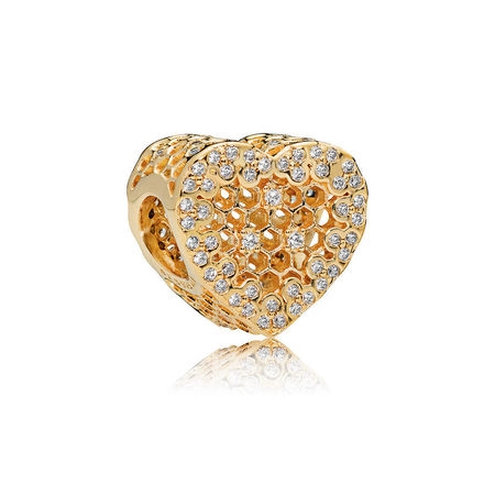 (Bild für) Wabenspitze-Charm, PANDORA Shine™ - 767039CZ